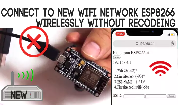 Modifier les informations d'identification WiFi de l'ESP8266 sans télécharger à nouveau le code